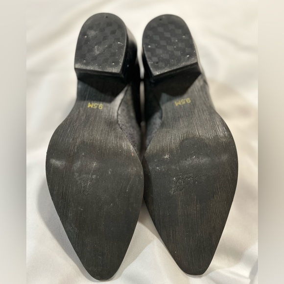 VINTAGE DURANGO POINTED TOE ANKLE BOOTIES IN A CRACKED PEPPER COLOR IN SIZE 9.5 - Picture 16 of 16